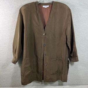 Van MacDowell 100% Silk shirt